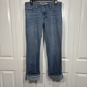 Old Navy Jeans Sz 6R Y2K Low Waist Vintage Denim Straight Leg 2000s Core Retro